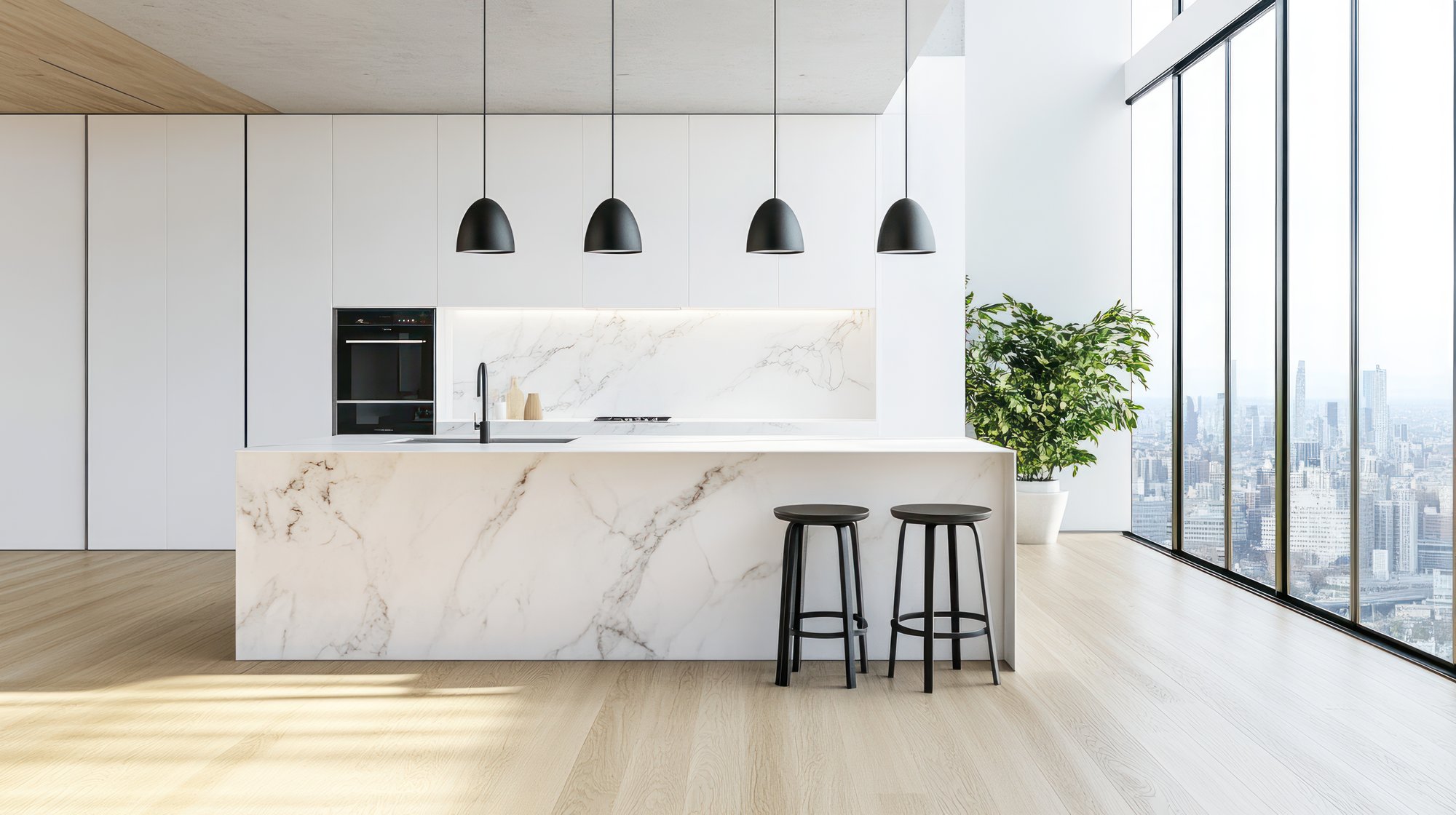 Cocina fotografiada profesionalmente